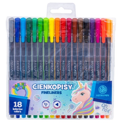 Veľmi obľúbený jednorazový liner na atramentovej báze. Vhodný na písanie a rysovanie podľa šablóny alebo pravítka. Kovové puzdro