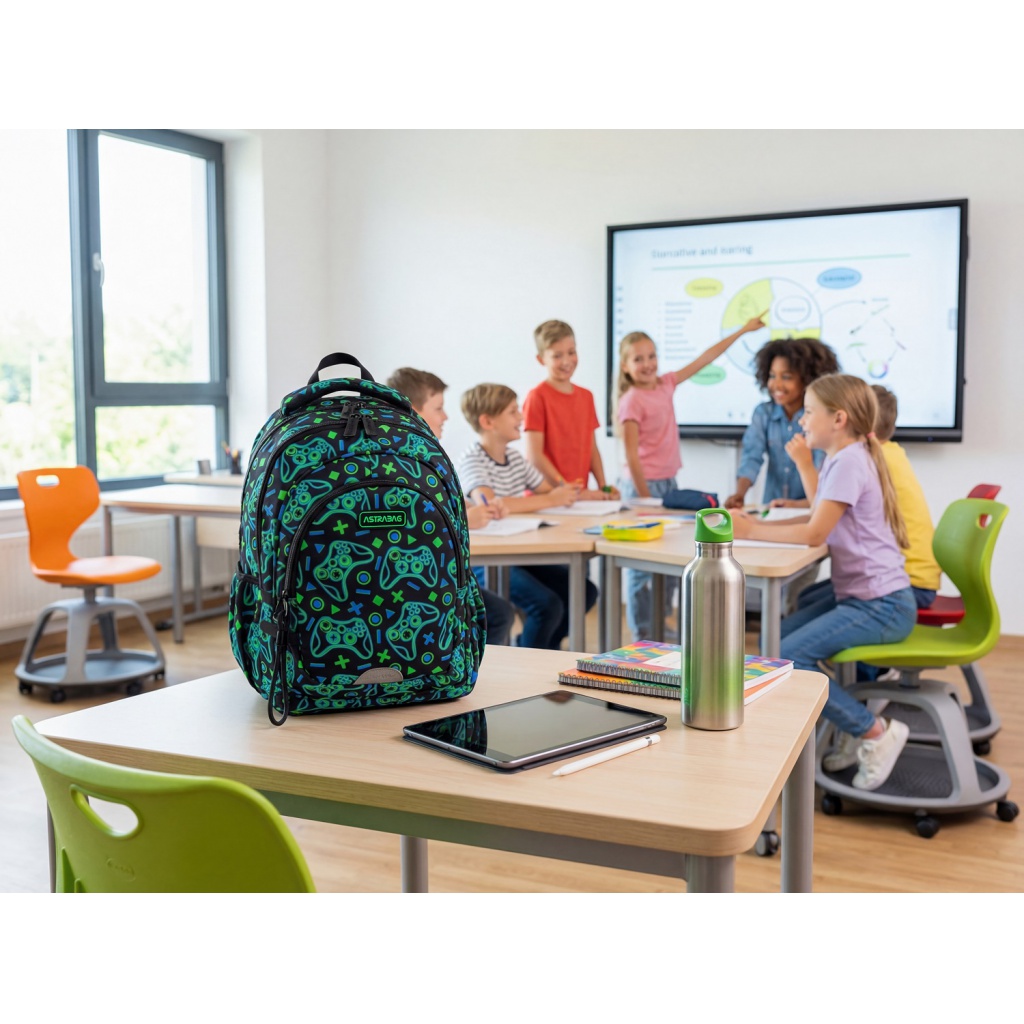 Školní batoh AstraBAG GAME ON AB300 42×30×19 cm