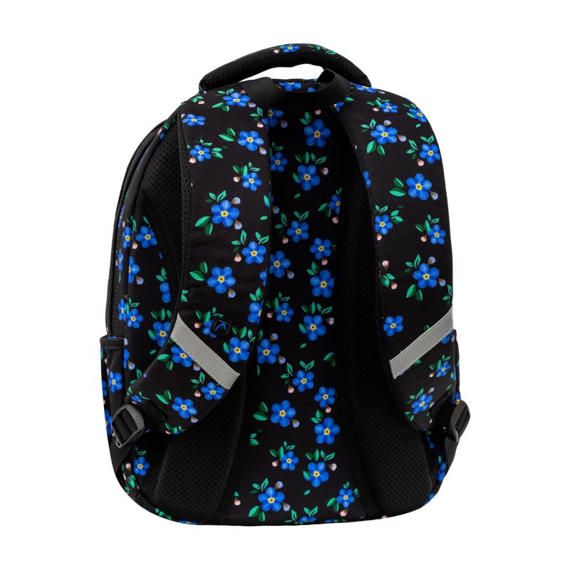 Školský batoh HEAD BLUE FLOWERS AY300 45×30×19 cm