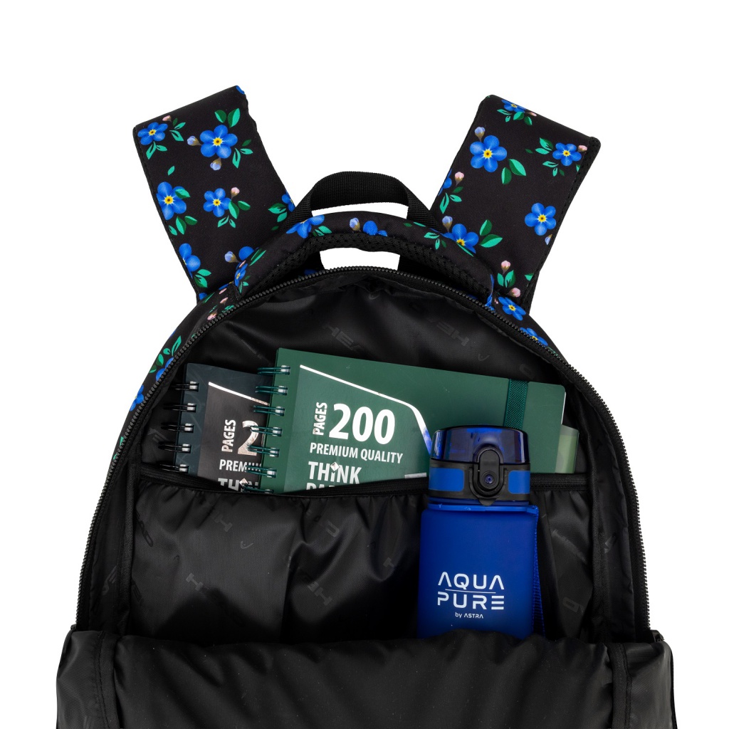 Školský batoh HEAD BLUE FLOWERS AY300 45×30×19 cm