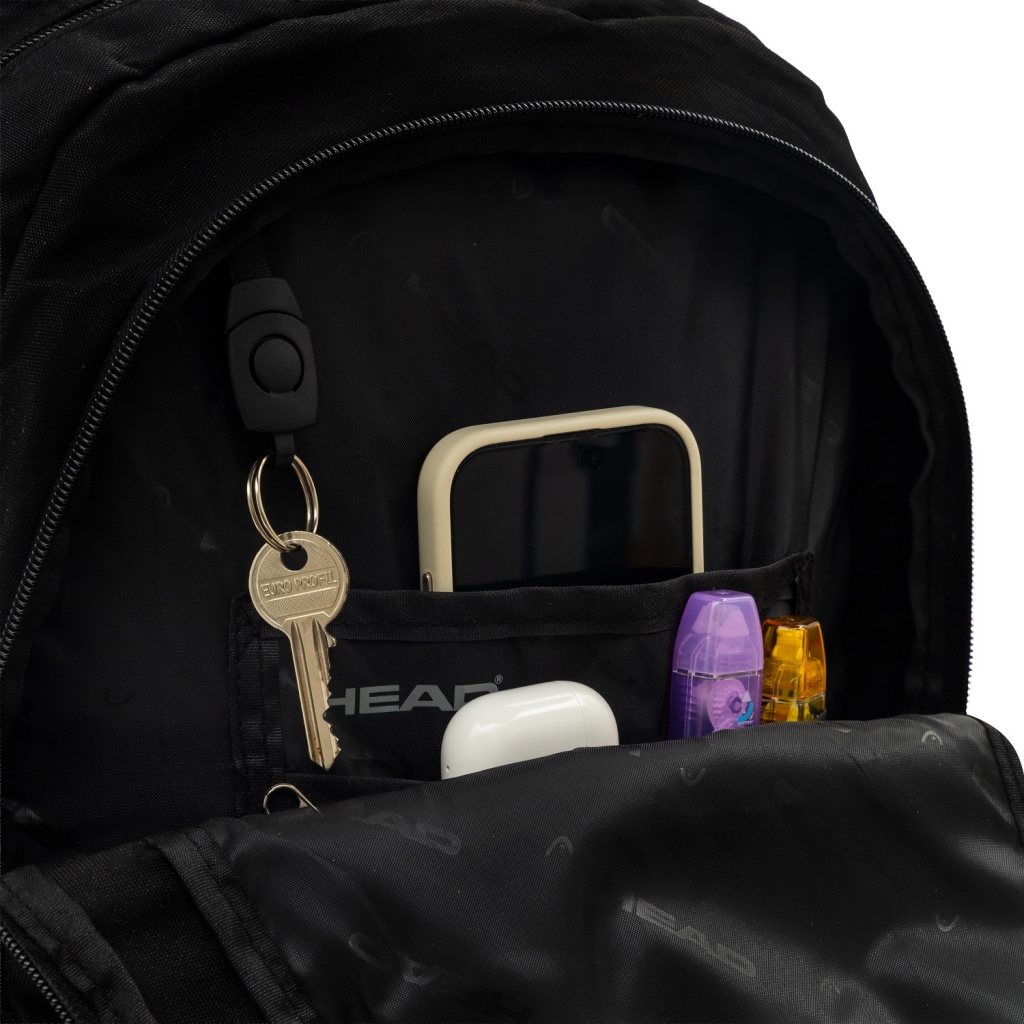 Školský batoh HEAD BLACK GREEN/BLUE AB200 44×32×19 cm