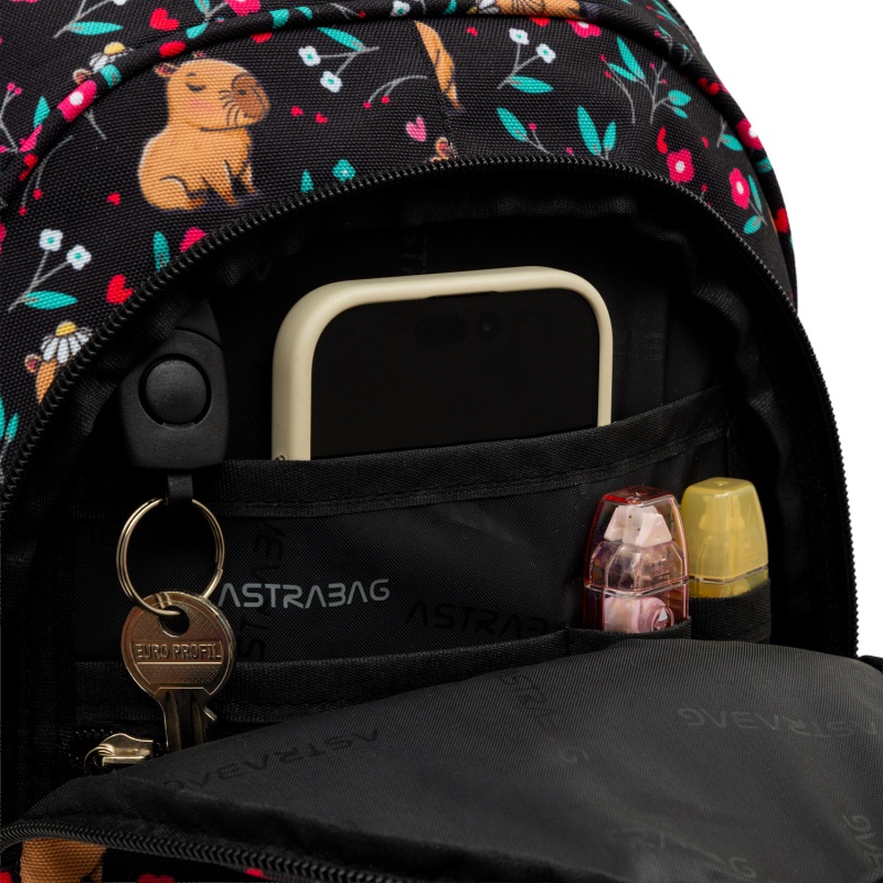 Školní batoh ASTRABAG FLOWER CAPY AB330