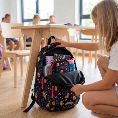 Školní batoh ASTRABAG FLOWER CAPY AB330