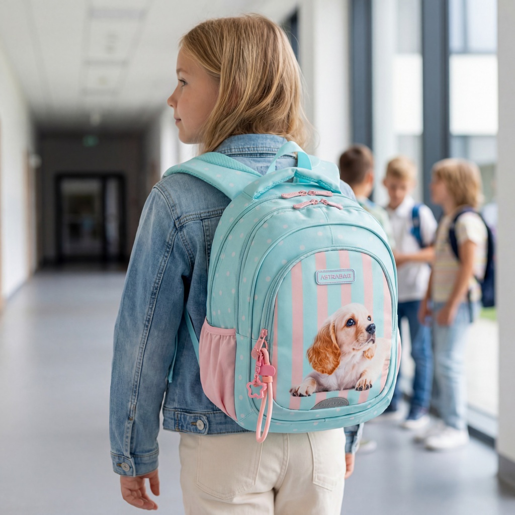 Školský batoh AstraBAG PUPPY LINE AB300 42×30×19 cm