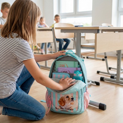 Školský batoh AstraBAG PUPPY LINE AB300 42×30×19 cm