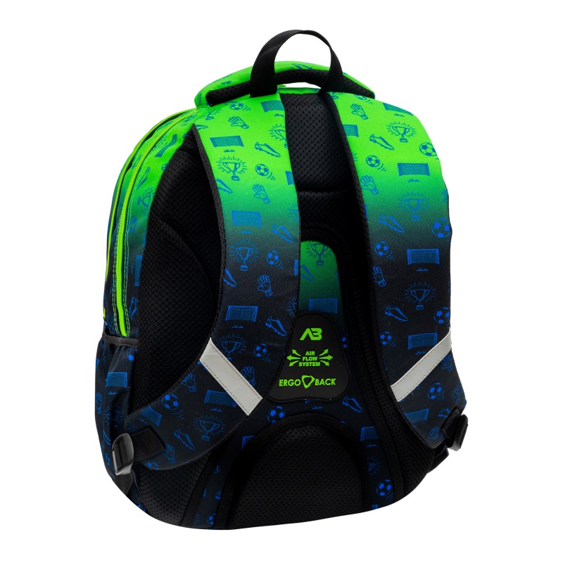 Školský batoh AstraBAG OMBRE FOOTBALL AB300 42×30×19 cm