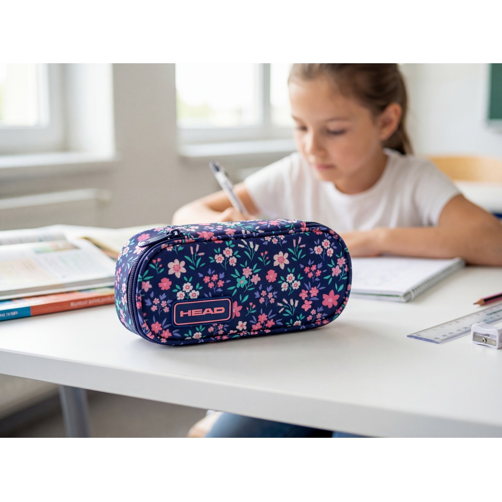 Penál HEAD FLOWER FIELD AC6 22×9×5 cm