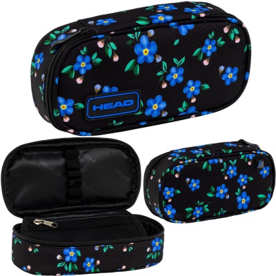 Penál HEAD BLUE FLOWERS AC6 22×9×5 cm