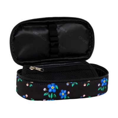 Penál HEAD BLUE FLOWERS AC6 22×9×5 cm