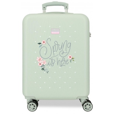 Příruční kufr Roll Road Spring 55×38×20 cm zelený