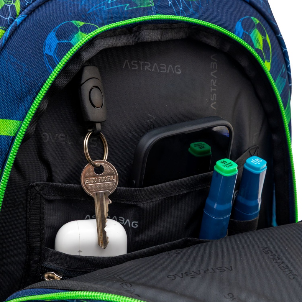 Školský batoh AstraBAG FOOTBALL AB300 42×30×19 cm