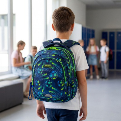 Školní batoh AstraBAG FOOTBALL AB300 42×30×19 cm