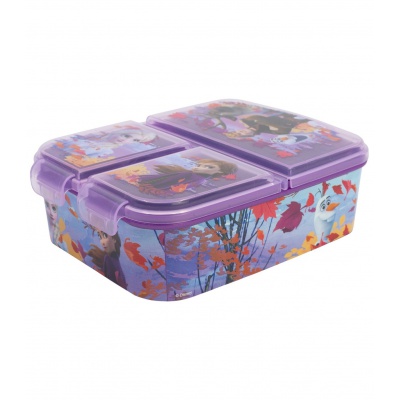 Box na svačinu Frozen – dětský lunch box s přihrádkami