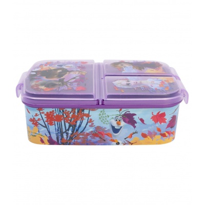 Box na svačinu Frozen – dětský lunch box s přihrádkami