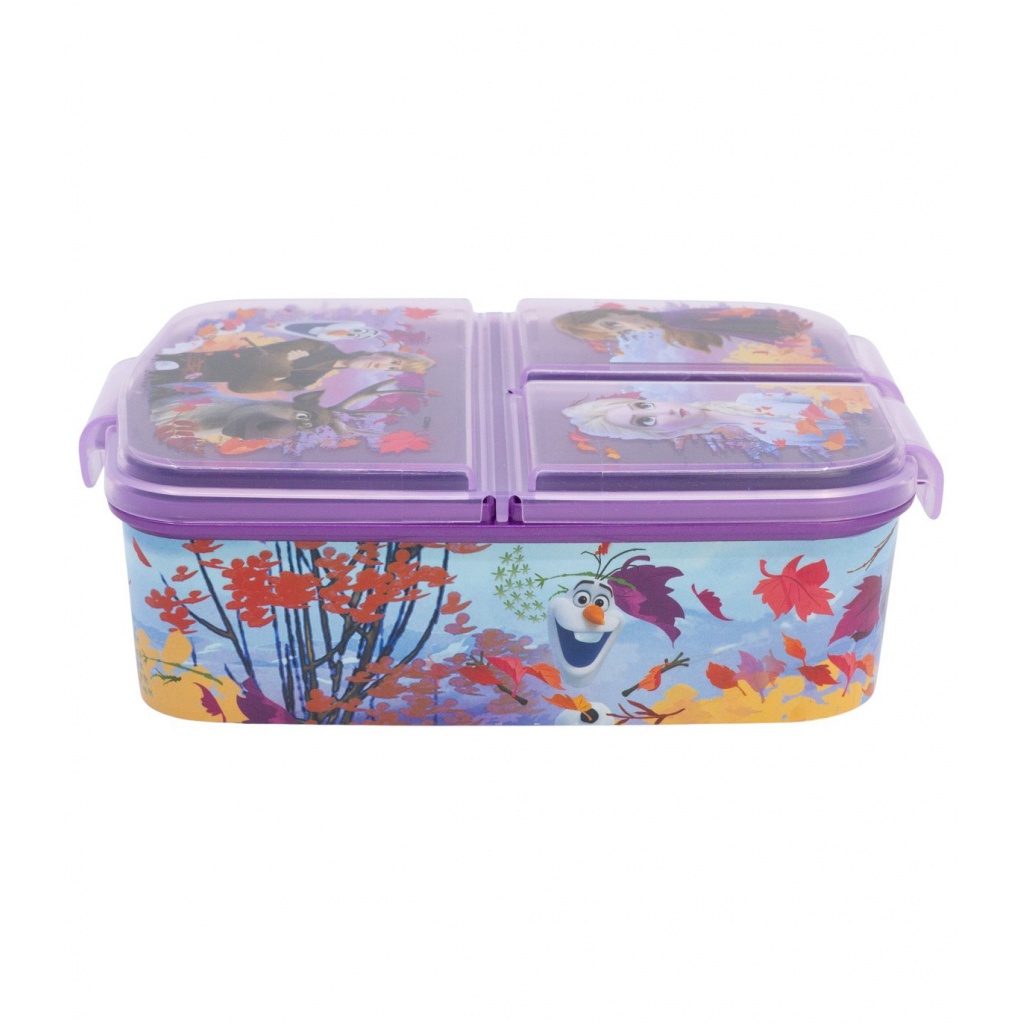 Box na svačinu Frozen – dětský lunch box s přihrádkami