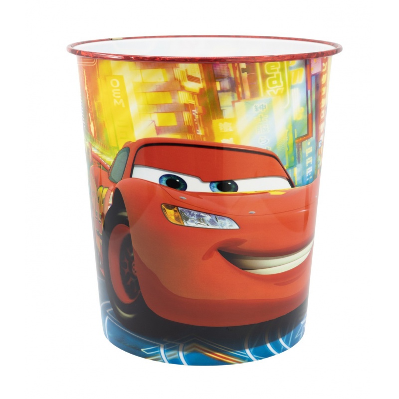 Dětský odpadkový koš Cars 10 l plastový