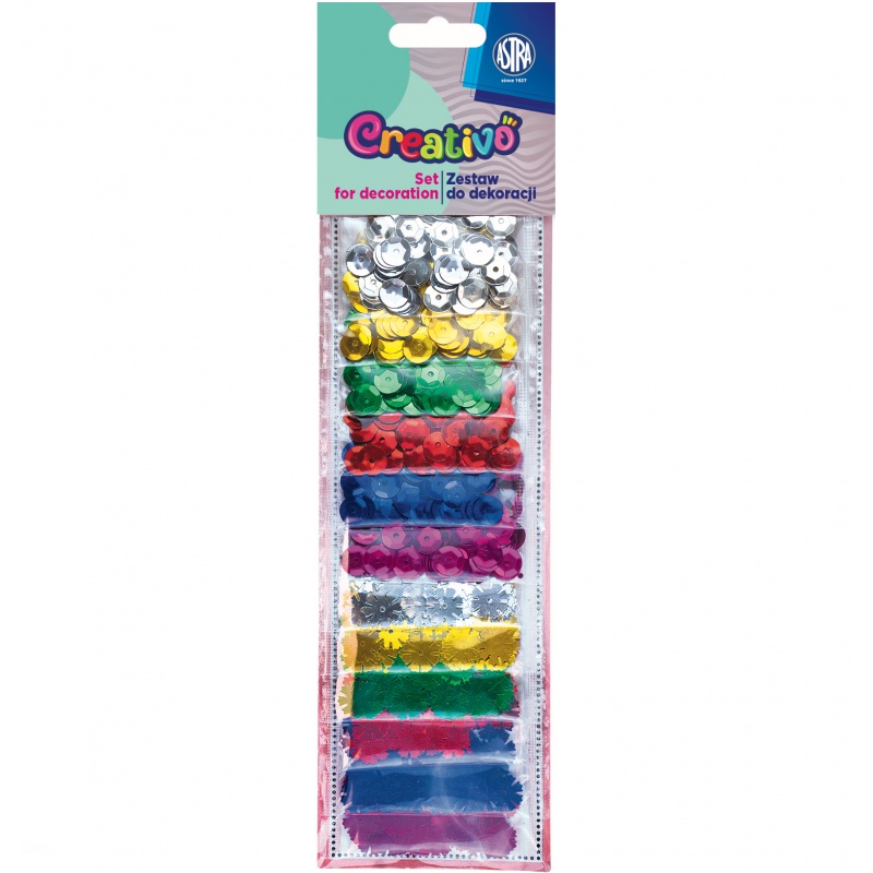 Dekoračný set Astra Creativo Parisian Chic 12 farieb × 2 g