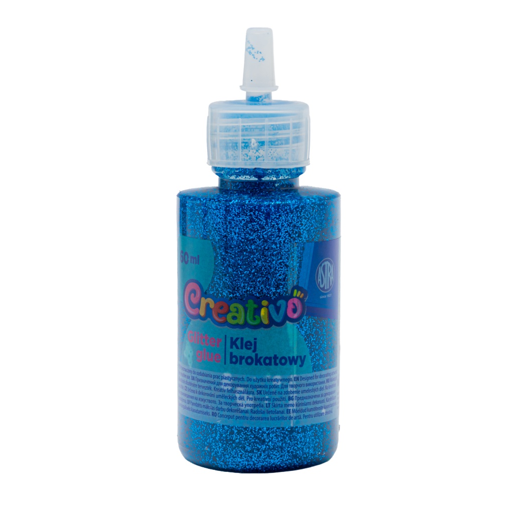 CREATIVO Glitrové lepidlo se třpytkami 60ml, mix barev, 332114004