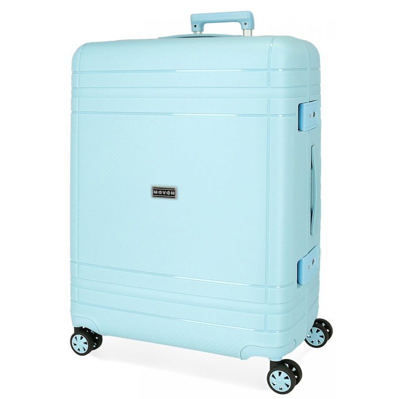 Veľký kufor Movom Dimension 75 cm tyrkysový TSA