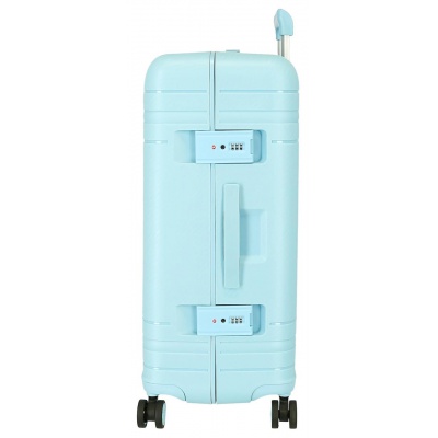 Velký kufr Movom Dimension o velikosti 75 cm je ideální pro dlouhé cestování a rodinné dovolené. Nabízí pevný skořepinový materi