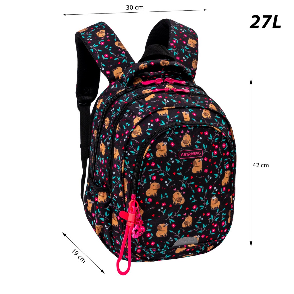 Školní batoh ASTRABAG FLOWER CAPY AB300