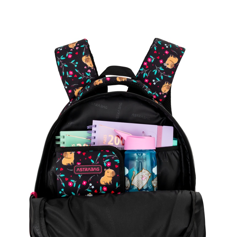 Školní batoh ASTRABAG FLOWER CAPY AB300