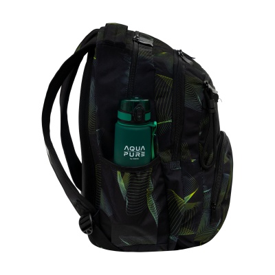 Školský batoh HEAD GREEN WAVE AB200 – 3 komory, notebook, ergonomický