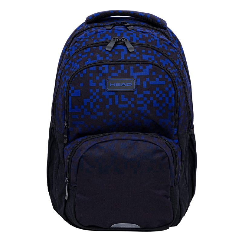 Školský batoh HEAD BLUE BRICKS AB200 – 3 komory, notebook, ergonomický