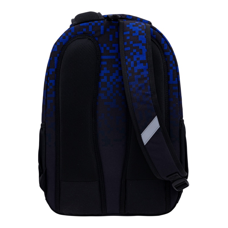 Školský batoh HEAD BLUE BRICKS AB200 – 3 komory, notebook, ergonomický