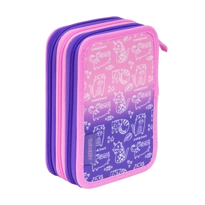 Třípatrový penál AstraBAG KITTY AC31 – plný, 3 komory