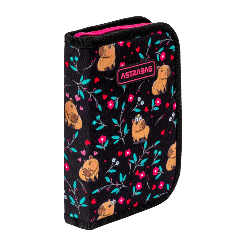 Penál bez výbavy AstraBAG FLOWER CAPY AC1