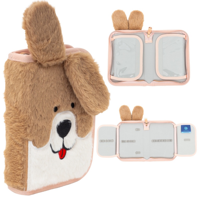 Plyšový peračník AstraBAG FLUFFY PUPPY AC1 bez výbavy