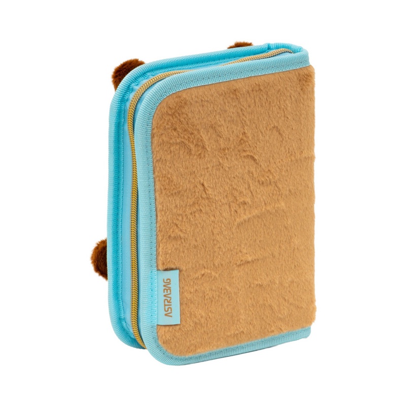 Plyšový peračník AstraBAG FLUFFY CAPY AC1 bez výbavy