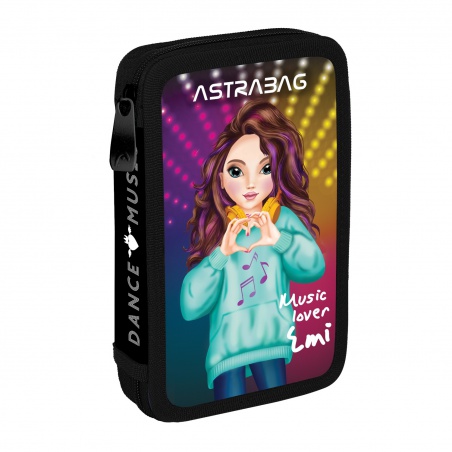 Vyklápěcí penál bez náplně AstraBAG Top Teens Emi, AC1, 503022062
