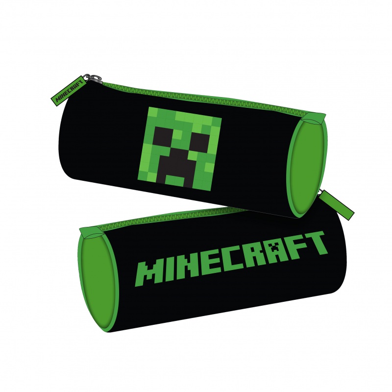 Puzdro na perá MINECRAFT CREEPER valcové