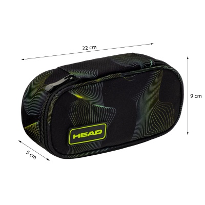 Penál Head Green Wave AC6