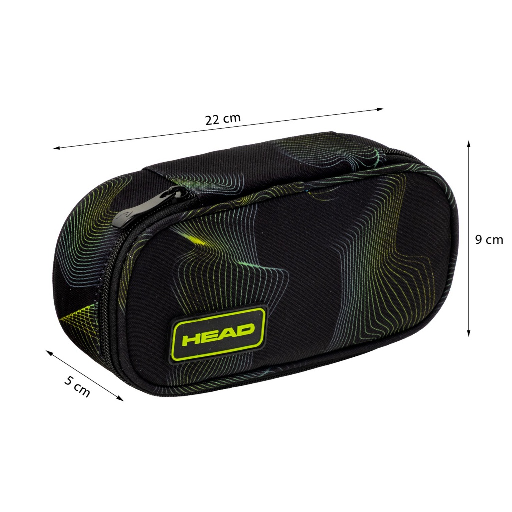 Penál Head Green Wave AC6