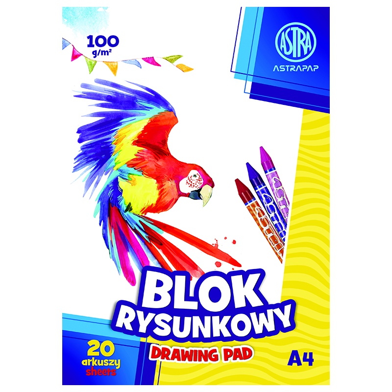 ASTRA Náčrtník / skicář A4, 20 listů 90g/m2, 106119001