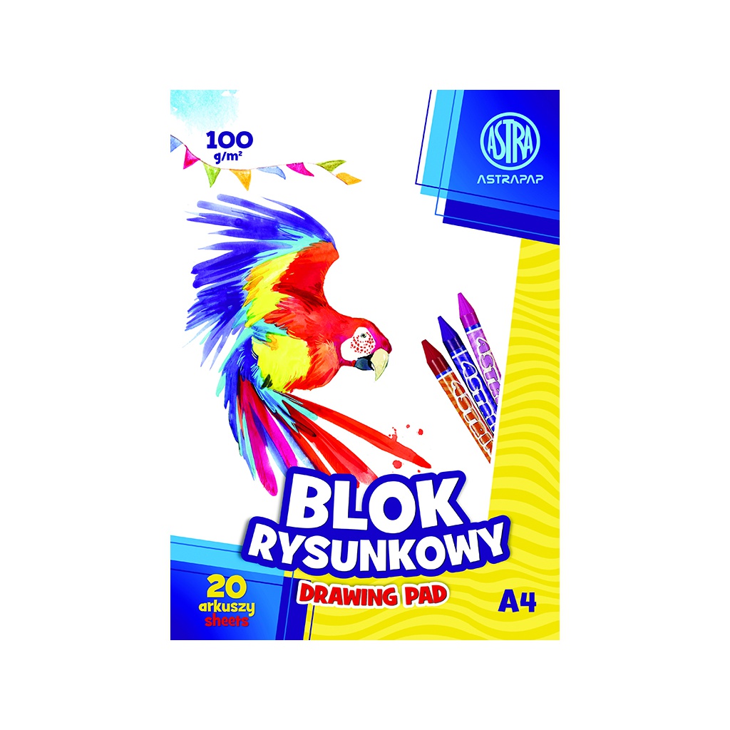 ASTRA Náčrtník / skicář A4, 20 listů 90g/m2, 106119001
