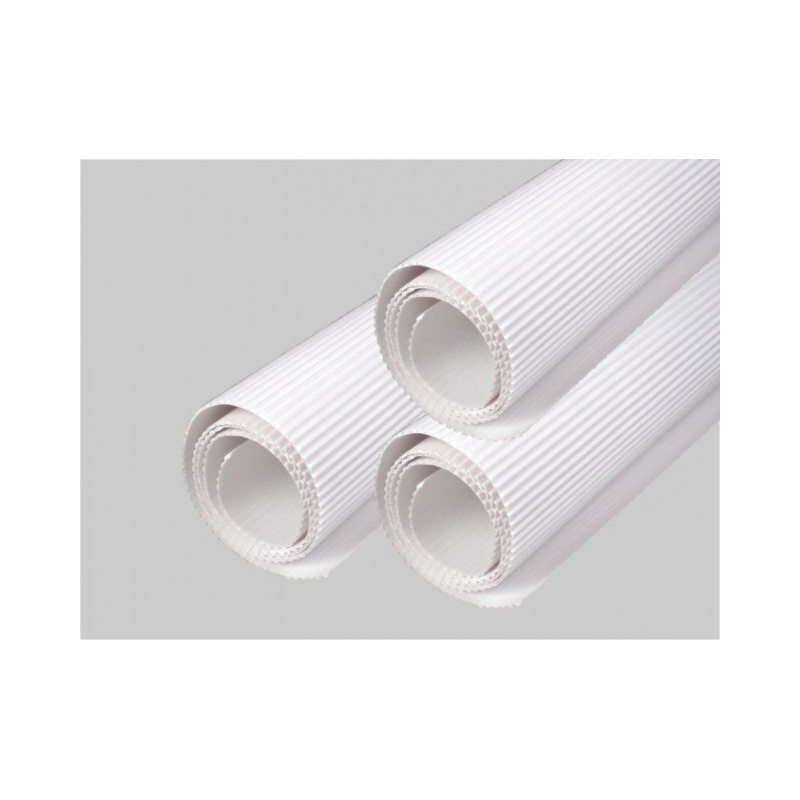Vlnitá lepenka AstraPAP B2 biela – 50×70 cm, 160 g, rolka