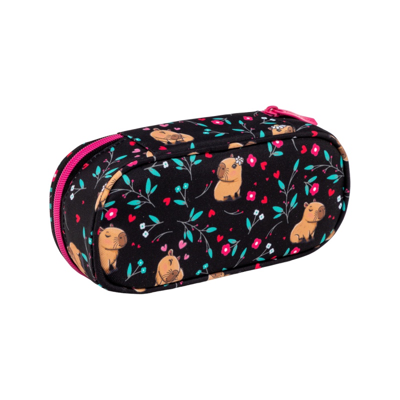 Penál ASTRABAG FLOWER CAPY AC6 – jednokomorový s organizérem