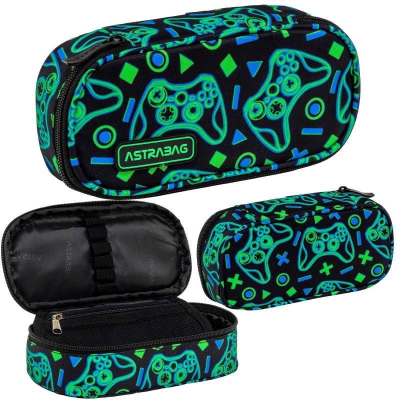 Jednokomorový penál / pouzdro AstraBAG Game On, AC6, 503026030