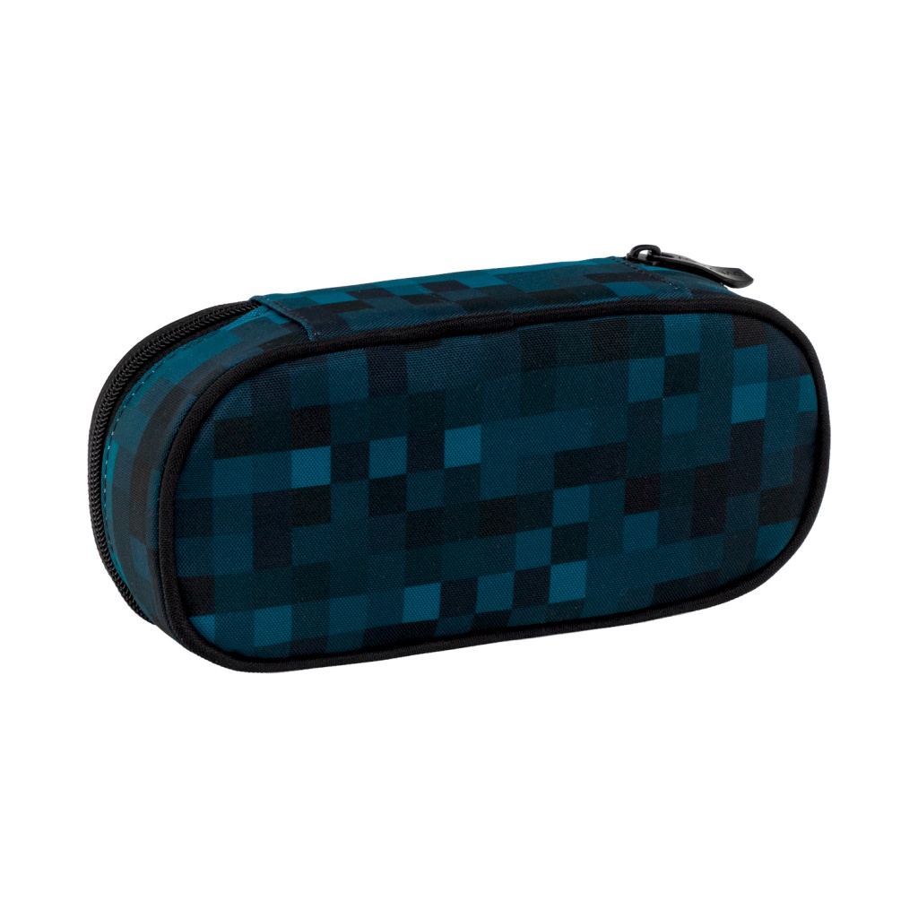 Jednokomorový penál / pouzdro AstraBAG Blue Pixel, AC6, 503026038