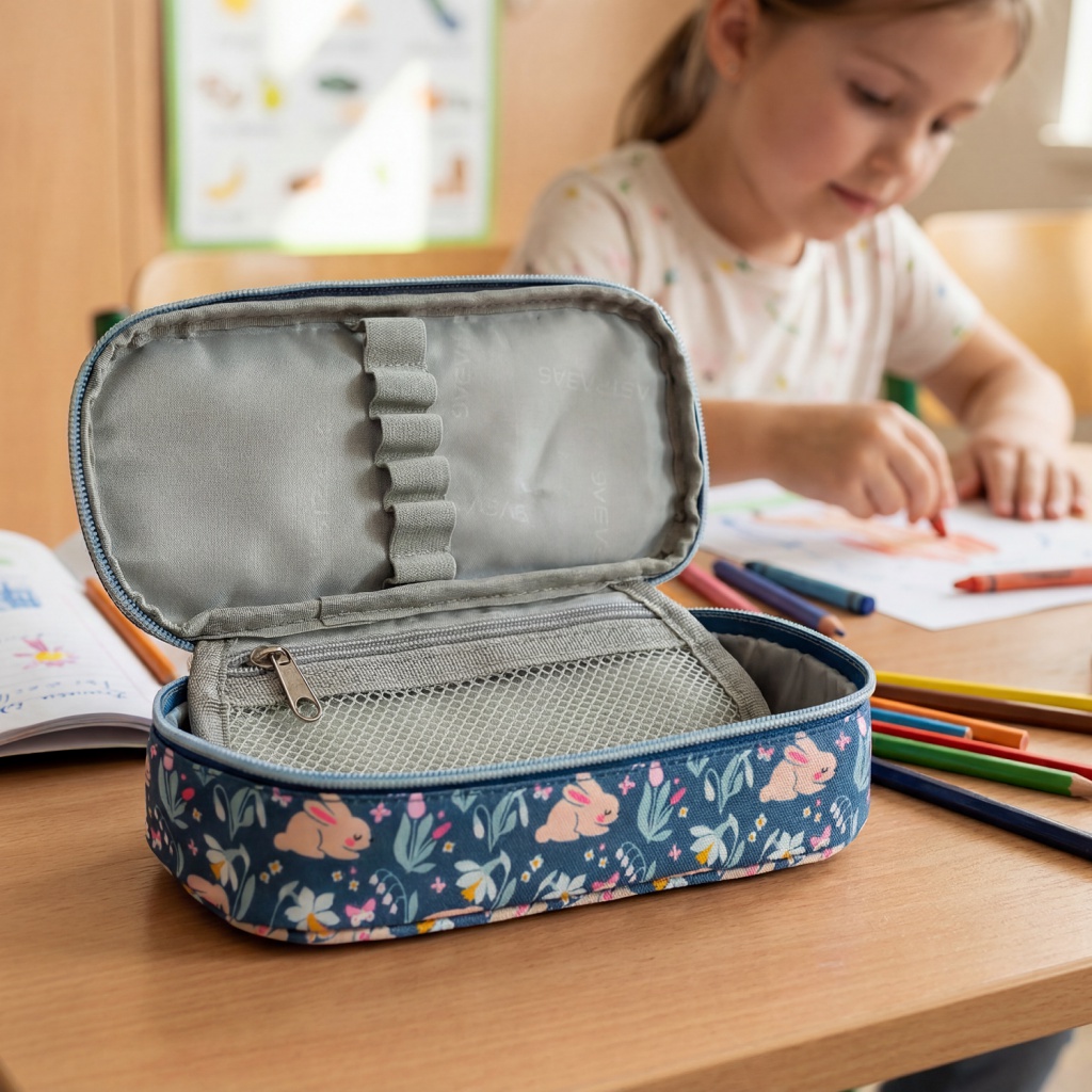 Školský peračník ASTRABAG Candy Bunny AC6 – jednokomorový peračník