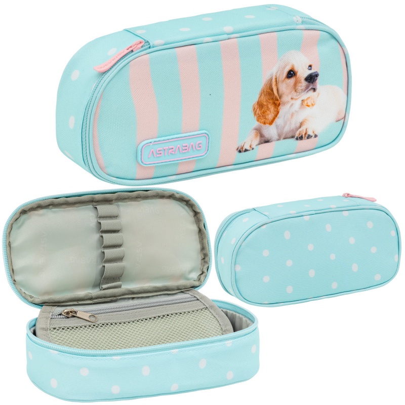 Jednokomorový penál / pouzdro AstraBAG Puppy Line, AC6, 503026064