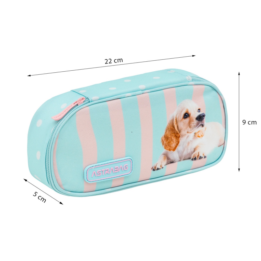 Jednokomorový peračník / puzdro AstraBAG Puppy Line, AC6, 503026064
