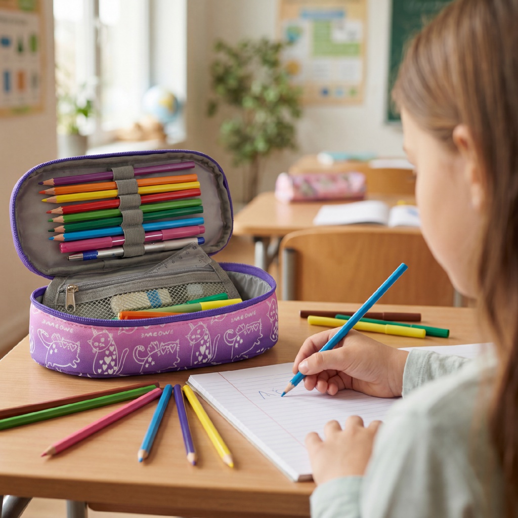 Jednokomorový penál / pouzdro AstraBAG Kitty, AC6, 503026010