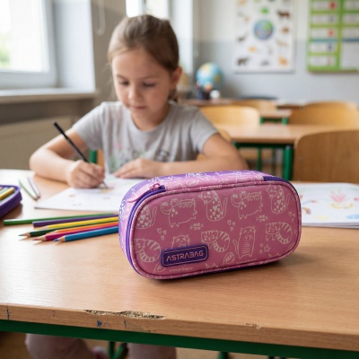 Jednokomorový peračník / puzdro AstraBAG Kitty, AC6, 503026010