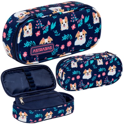 Školský peračník ASTRABAG Dear Puppy AC6 – jednokomorový peračník