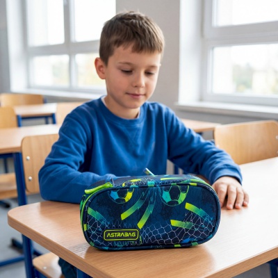 Jednokomorový peračník / puzdro AstraBAG Football, AC6, 503026035